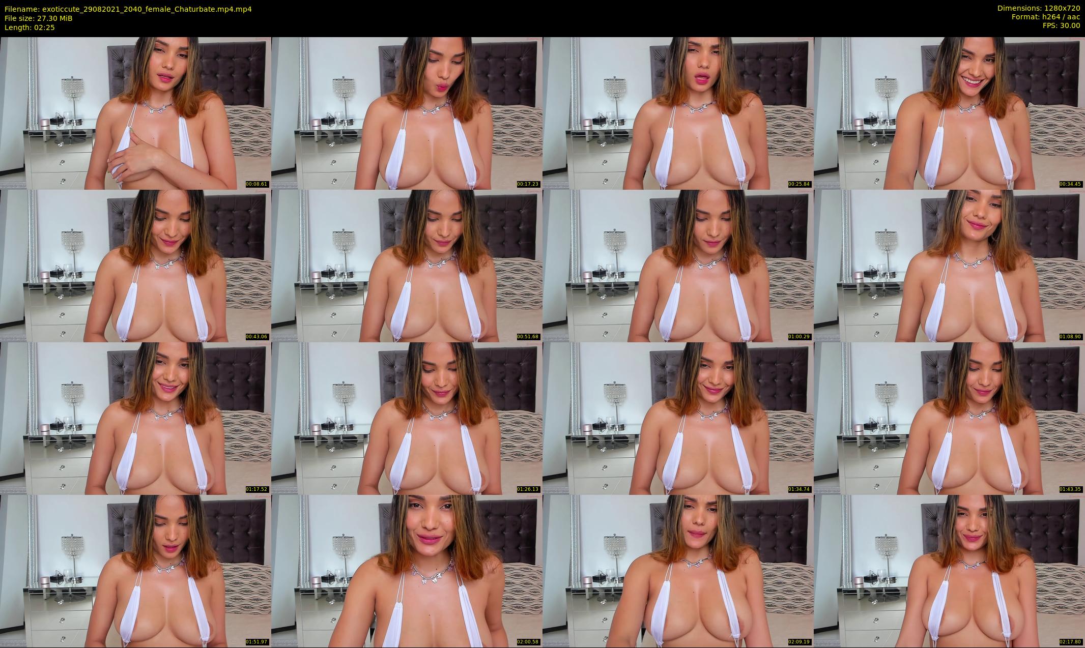 exoticcute — 3 minute Chaturbate female cam show recording, 720p, Aug 29, 2021