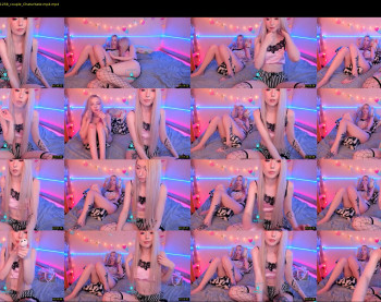 hornybunnys — 45 minute Chaturbate couple cam show recording, 1080p, Aug 29, 2021