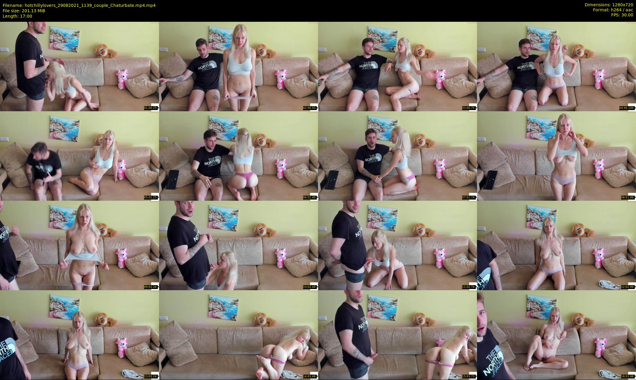 hotchillylovers — 17 minute Chaturbate couple cam show recording, 720p, Aug 29, 2021