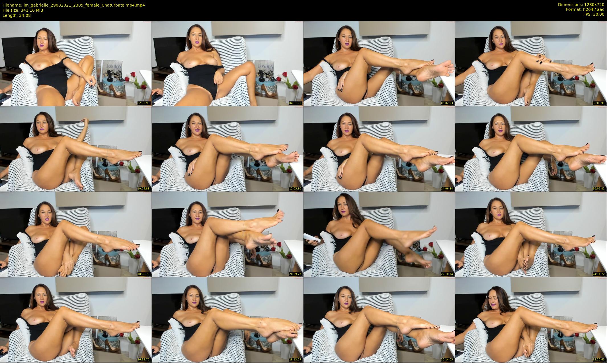 im_gabrielle — 35 minute Chaturbate female cam show recording, 720p, Aug 29, 2021