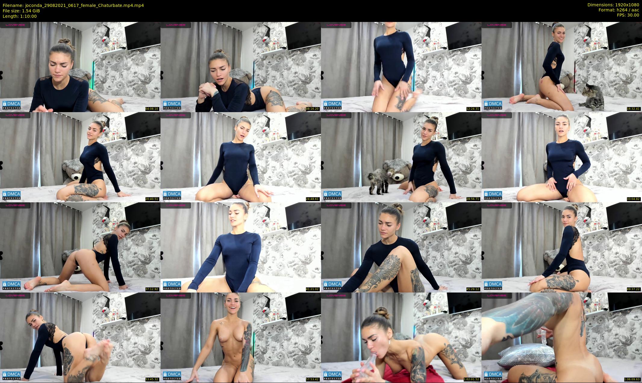 joconda — 70 minute Chaturbate female cam show recording, 1080p, Aug 29, 2021