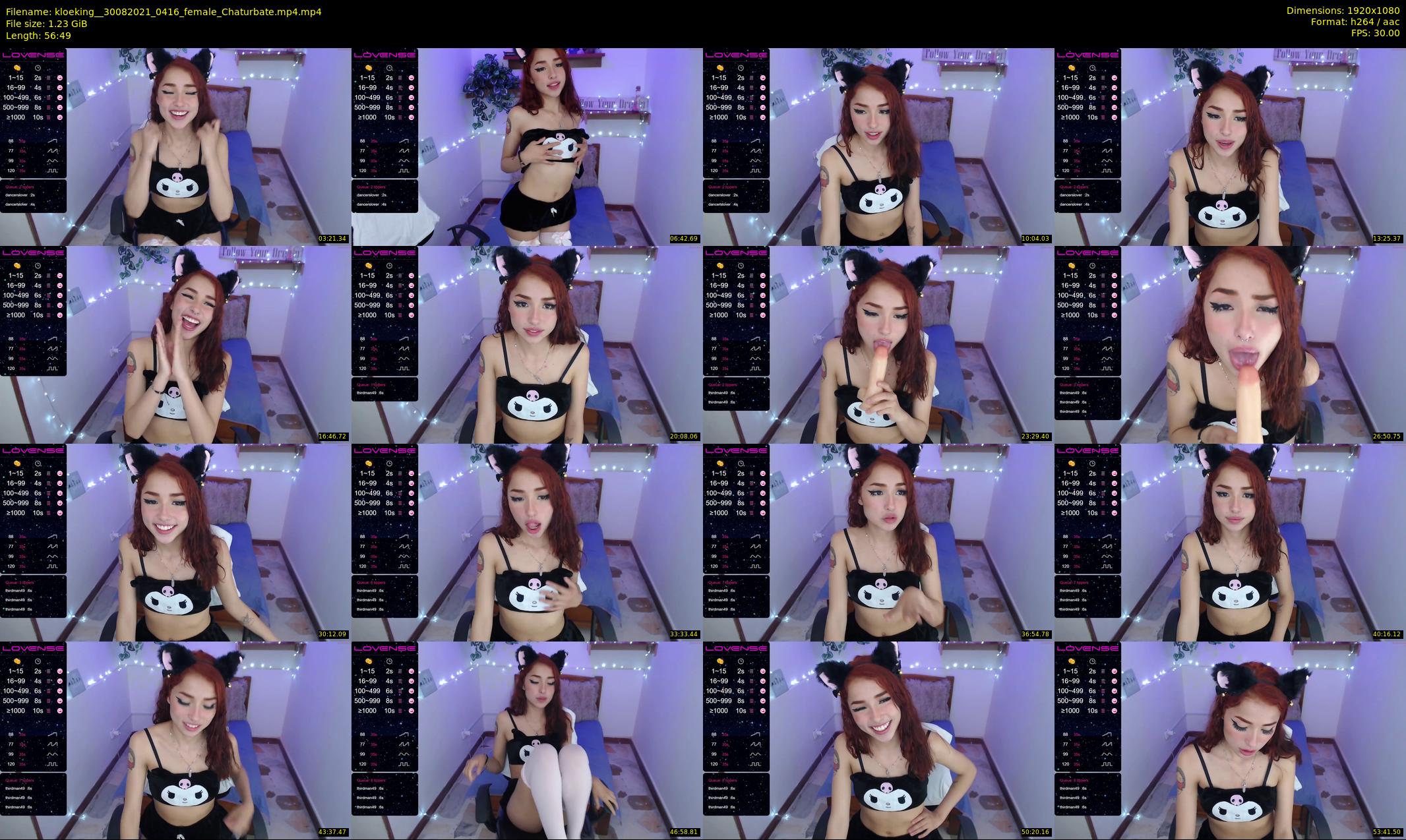 kloeking_ — 57 minute Chaturbate female cam show recording, 1080p, Aug 30, 2021