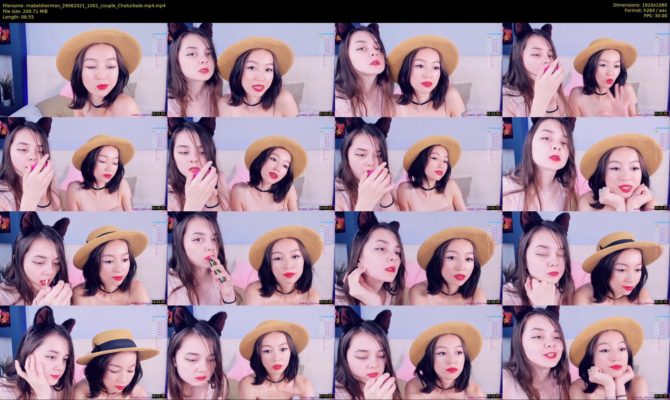 mabelsherman — 9 minute Chaturbate couple cam show recording, 1080p, Aug 29, 2021