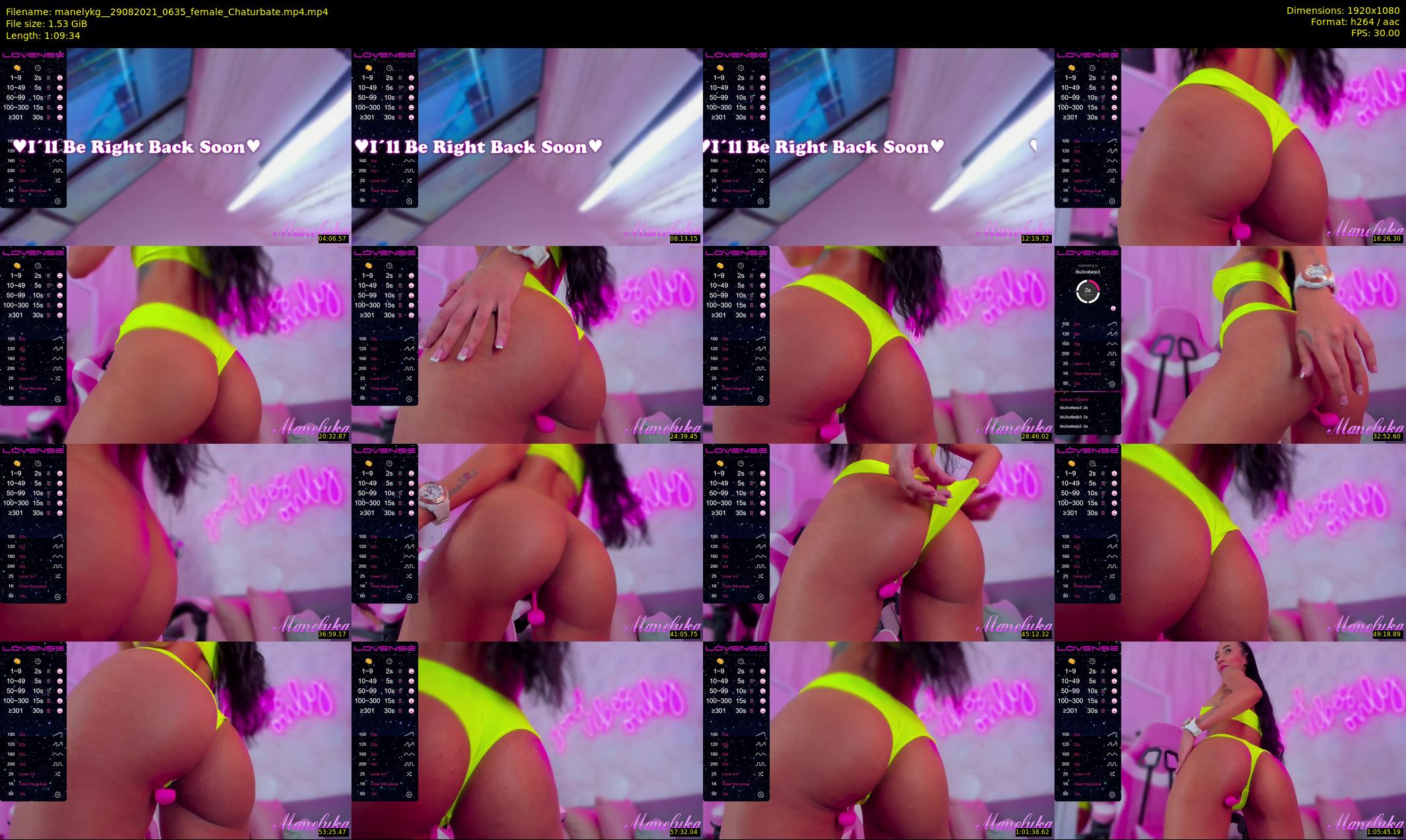 manelykg_ — 70 minute Chaturbate female cam show recording, 1080p, Aug 29, 2021