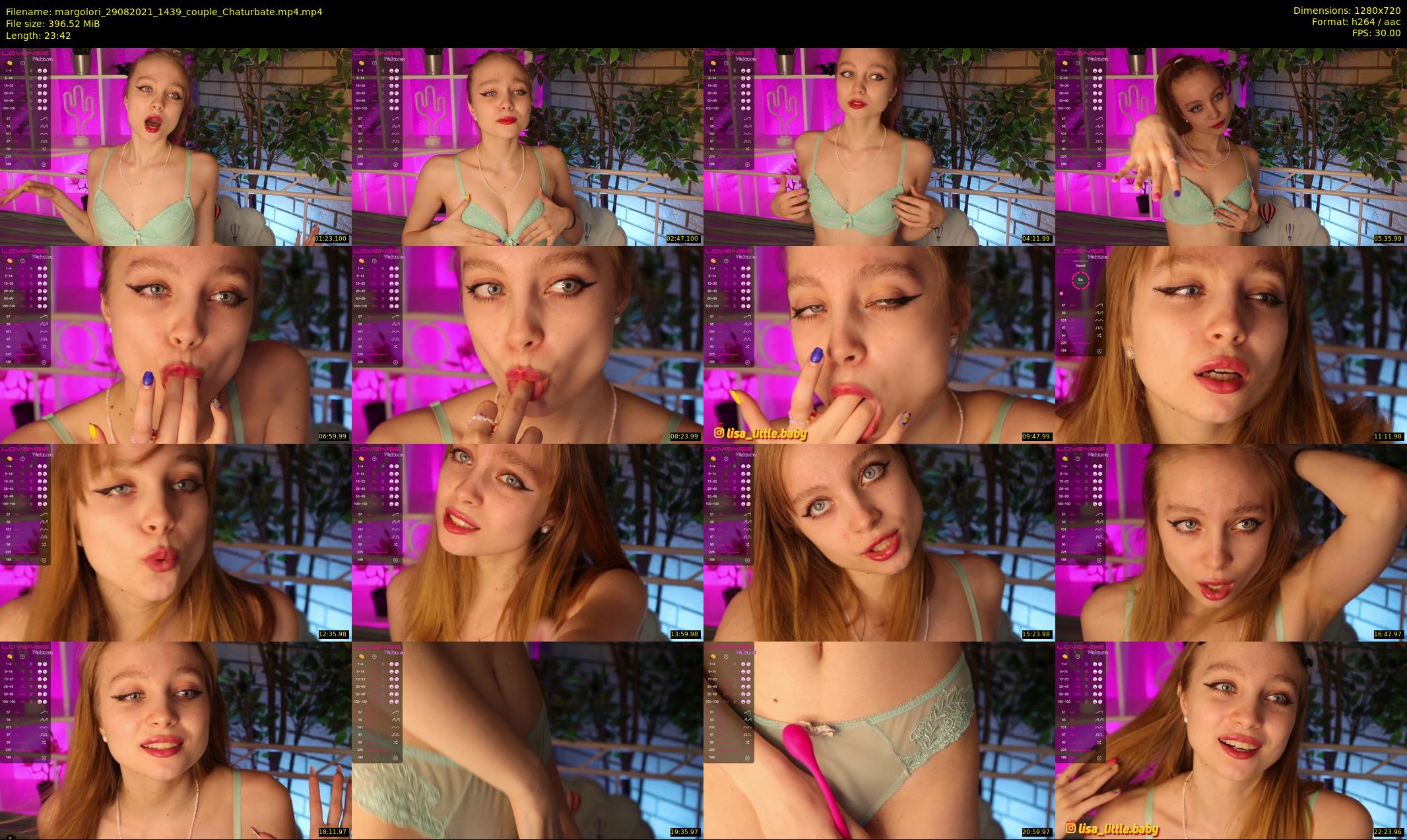 margolori — 24 minute Chaturbate couple cam show recording, 720p, Aug 29, 2021
