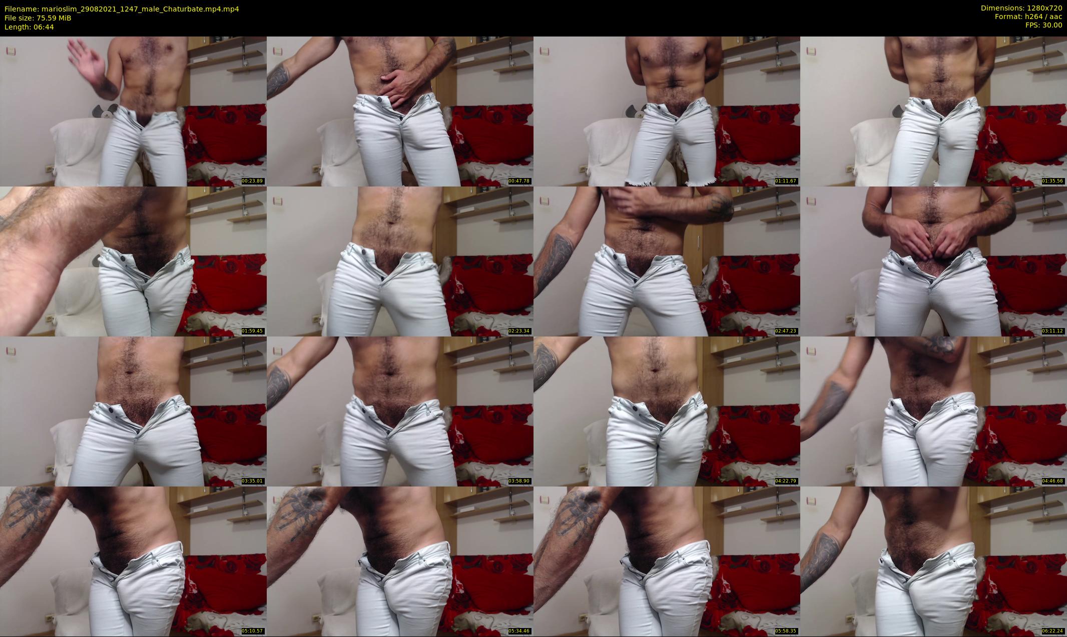 marioslim — 7 minute Chaturbate male cam show recording, 720p, Aug 29, 2021