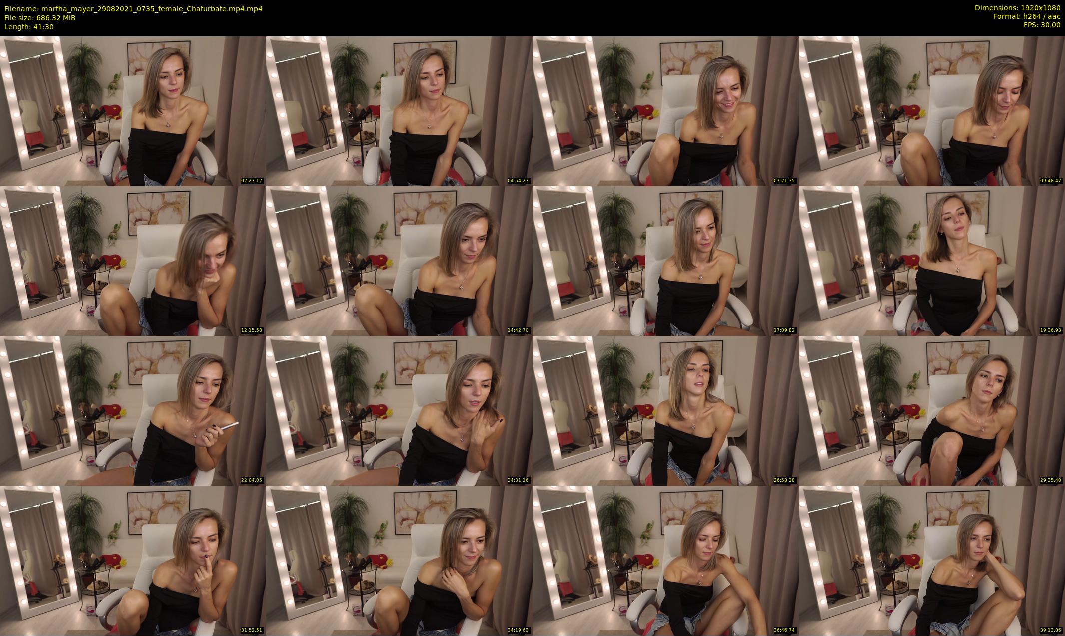 martha_mayer — 42 minute Chaturbate female cam show recording, 1080p, Aug 29, 2021