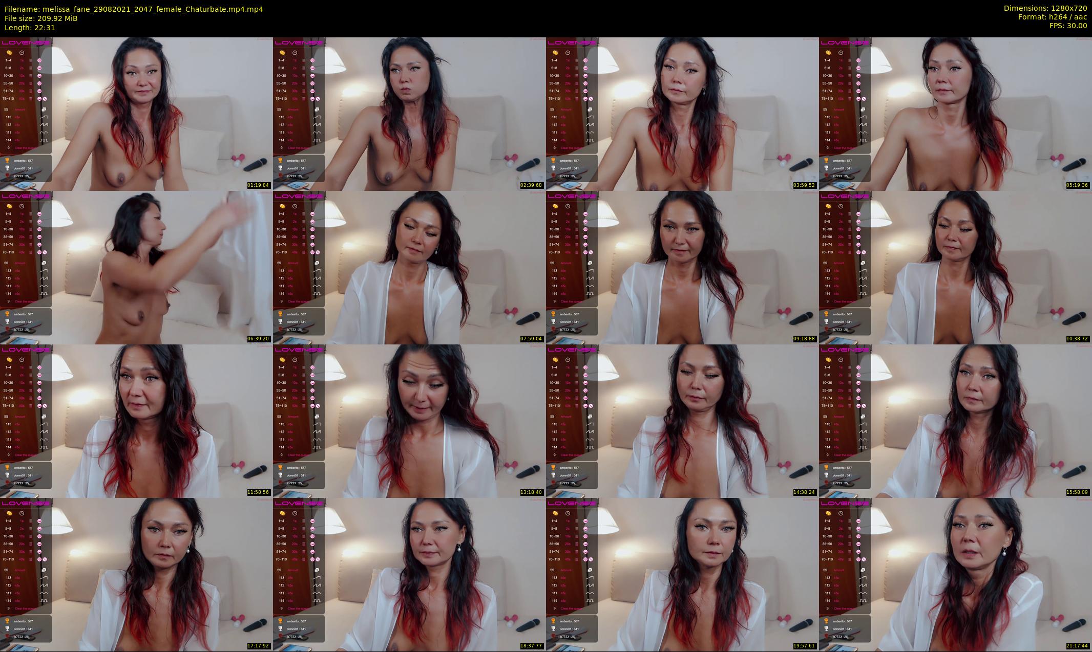 melissa_fane — 23 minute Chaturbate female cam show recording, 720p, Aug 29, 2021