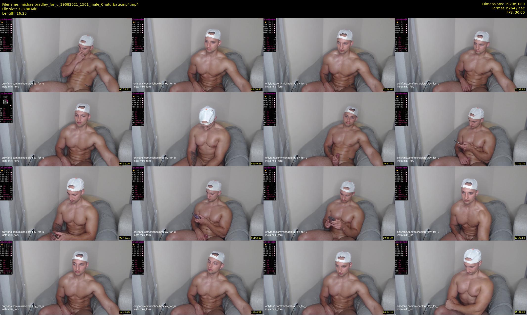 michaelbradley_for_u — 17 minute Chaturbate male cam show recording, 1080p, Aug 29, 2021