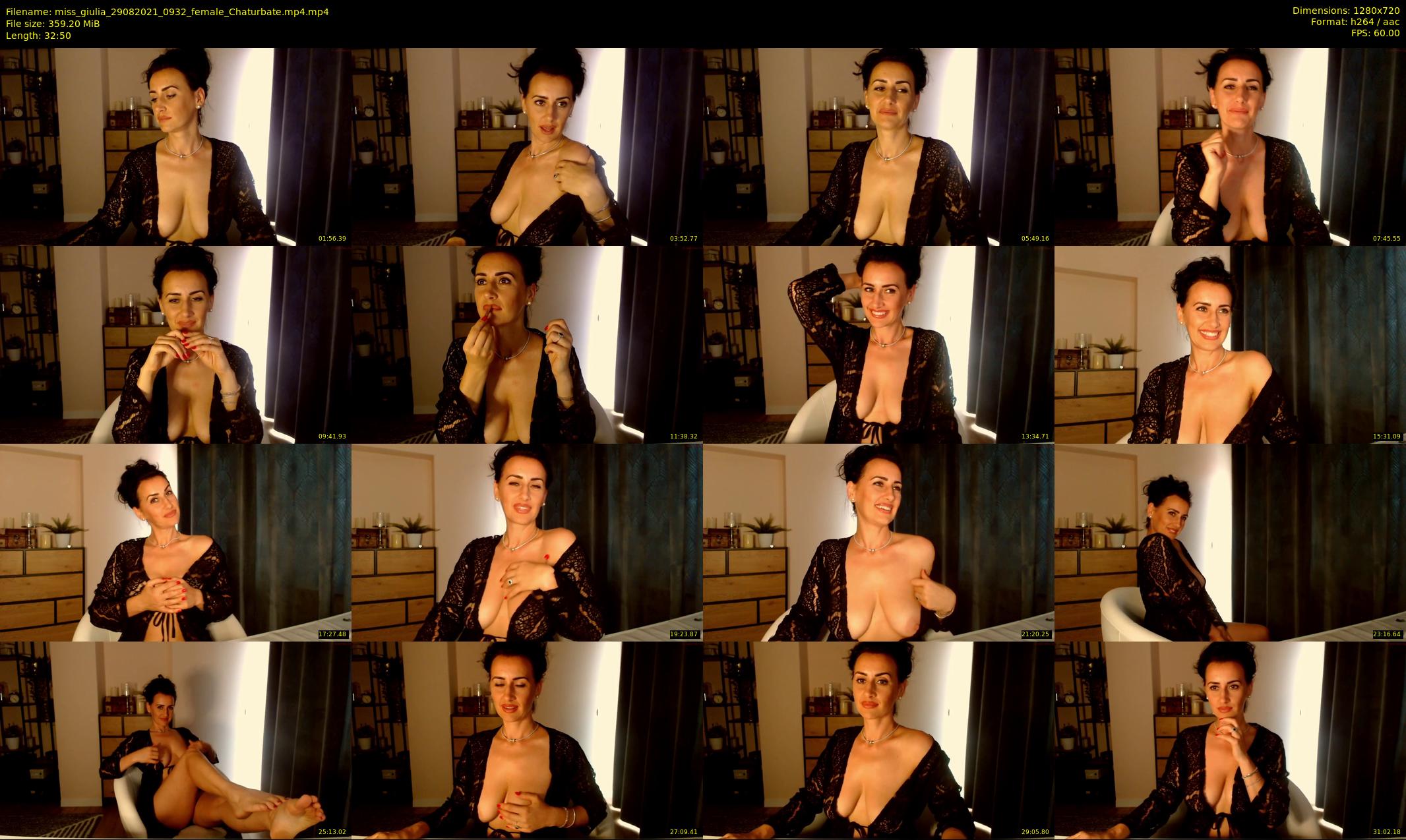 miss_giulia — 33 minute Chaturbate female cam show recording, 720p, Aug 29, 2021