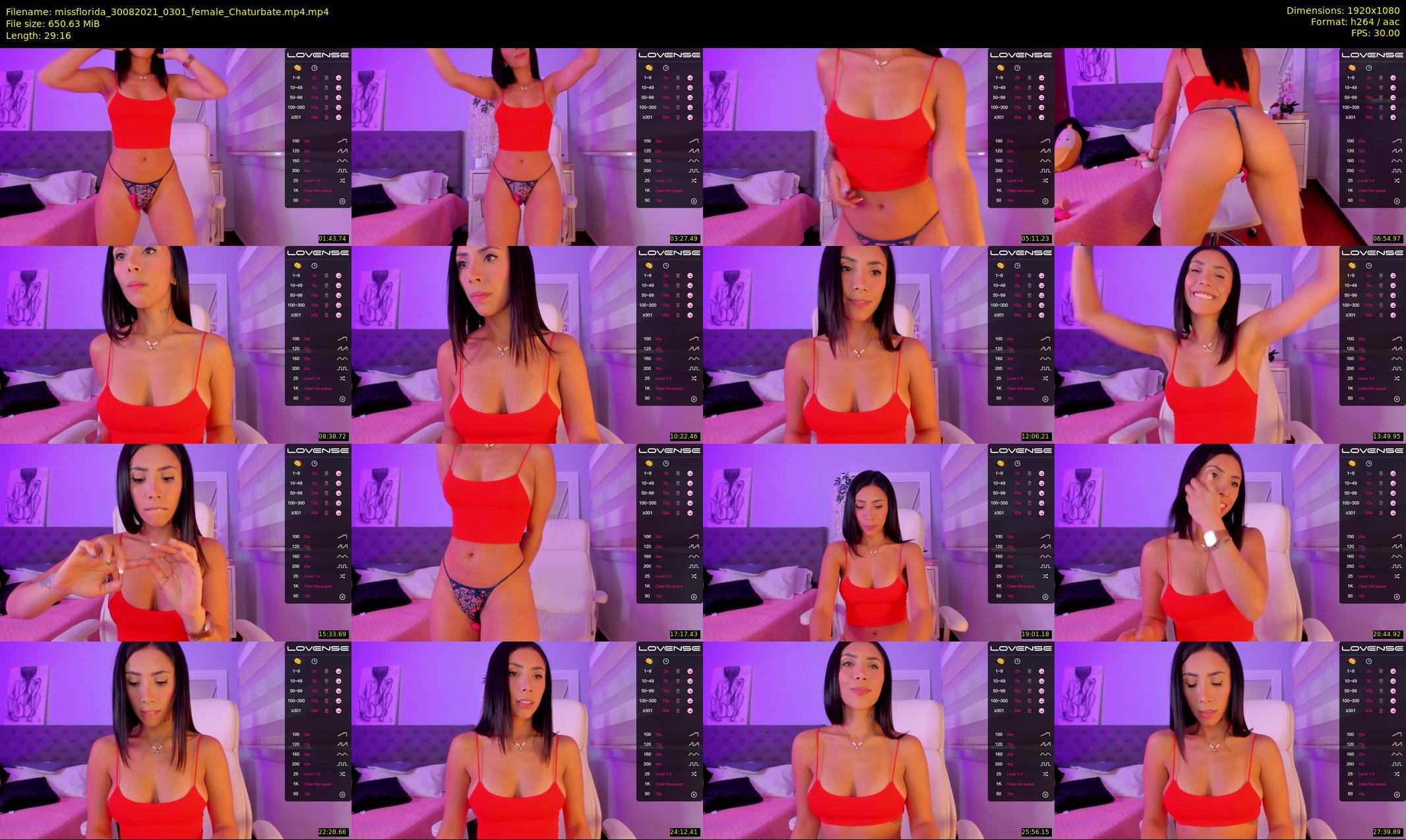 missflorida — 30 minute Chaturbate female cam show recording, 1080p, Aug 30, 2021