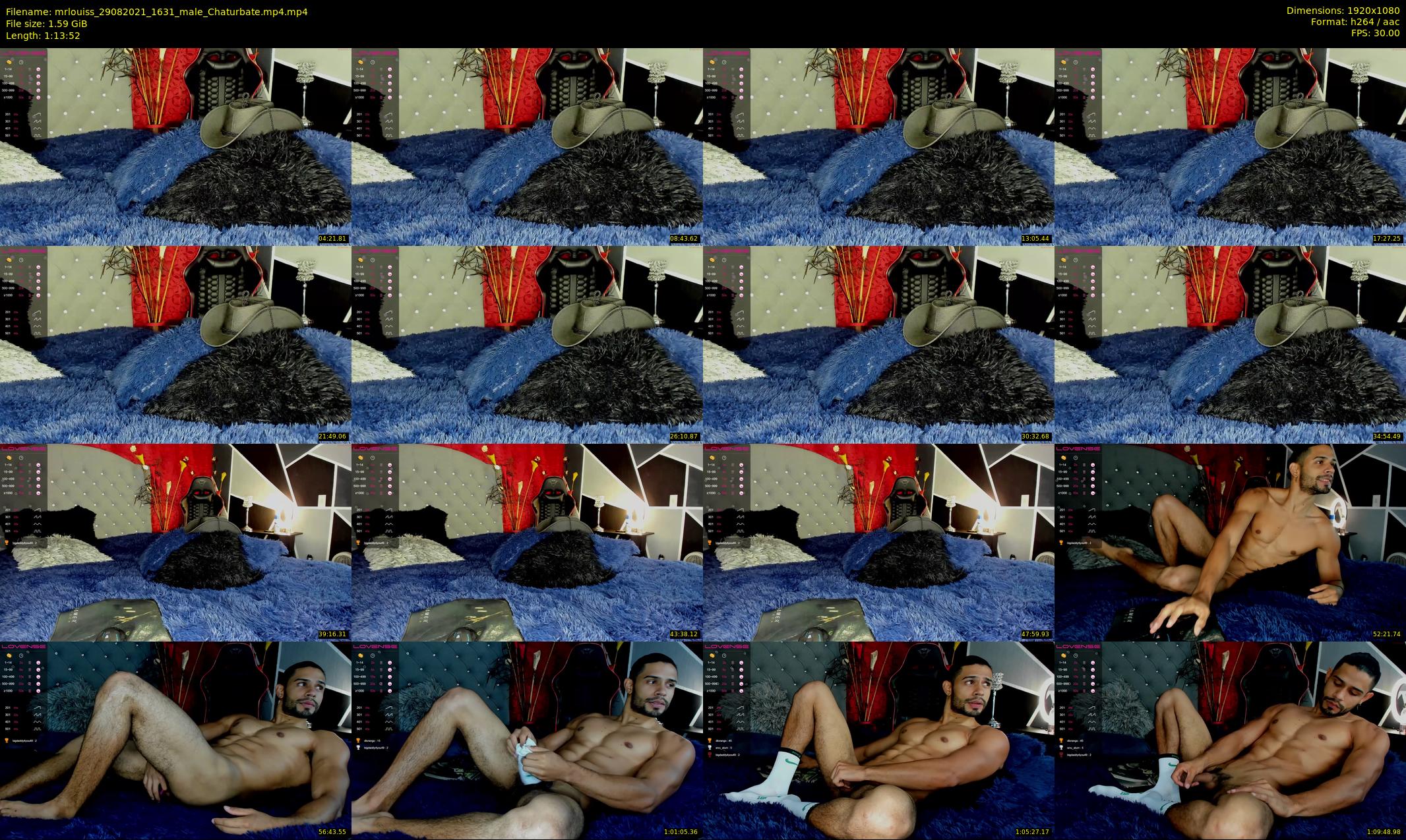 mrlouiss — 74 minute Chaturbate male cam show recording, 1080p, Aug 29, 2021