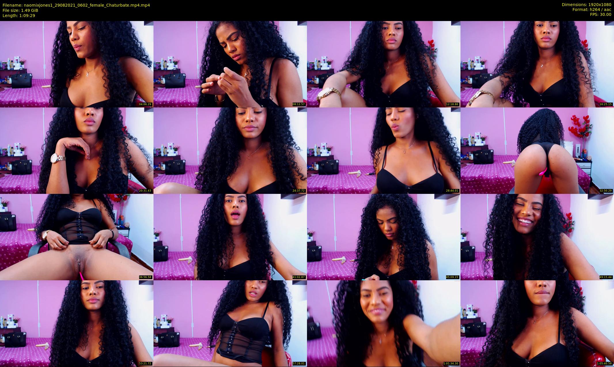 naomixjones1 — 70 minute Chaturbate female cam show recording, 1080p, Aug 29, 2021
