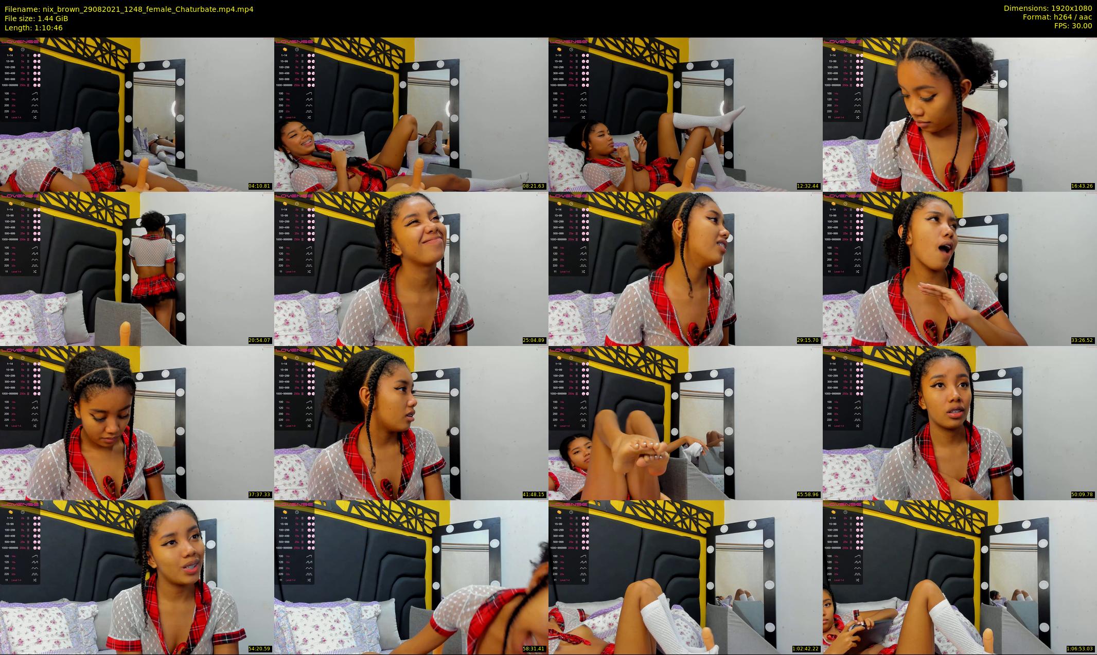 nix_brown — 71 minute Chaturbate female cam show recording, 1080p, Aug 29, 2021