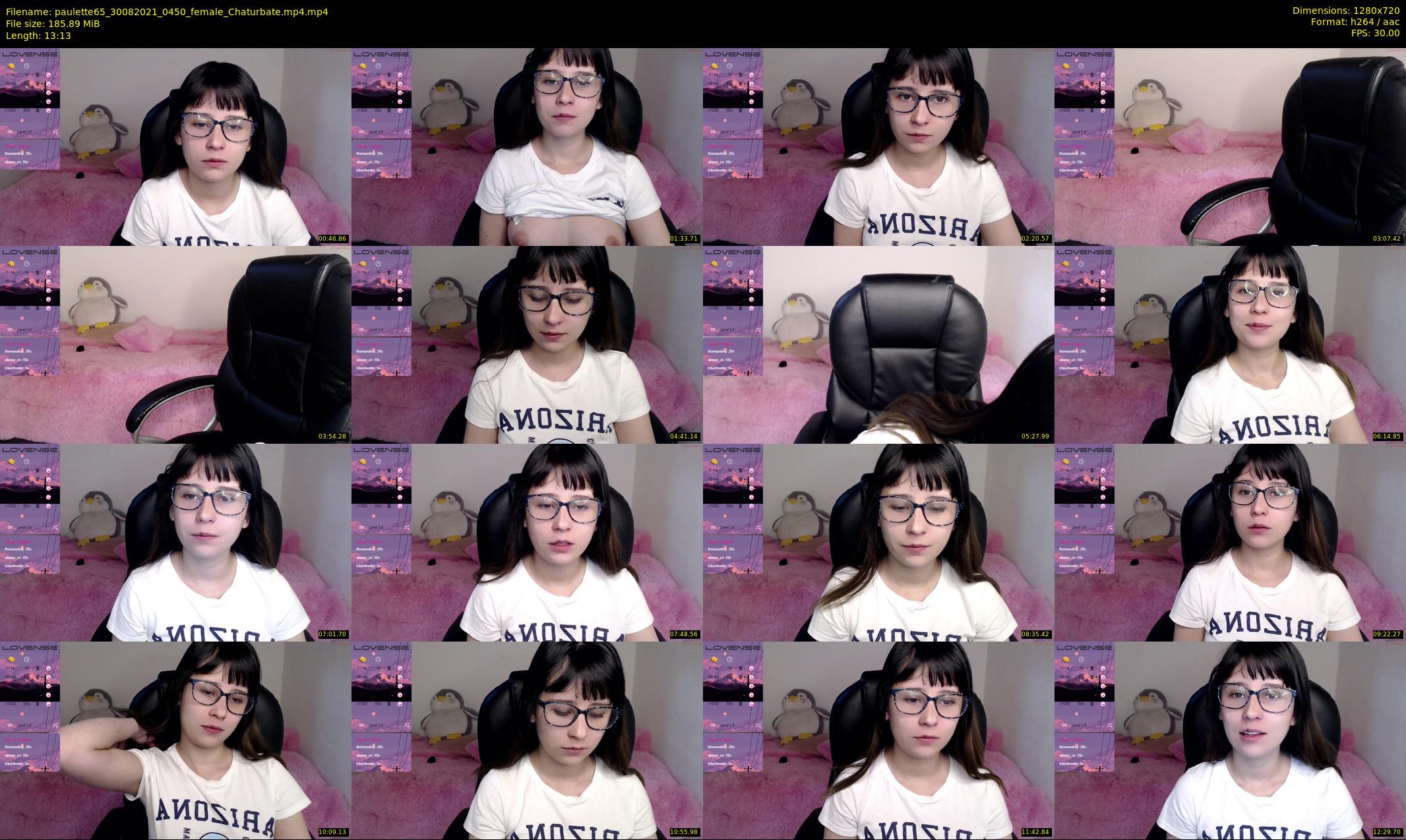 paulette65 — 14 minute Chaturbate female cam show recording, 720p, Aug 30, 2021