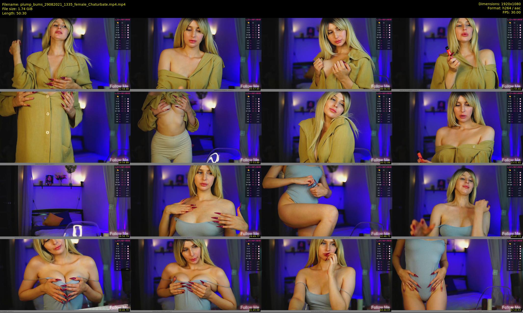 plump_bums — 51 minute Chaturbate female cam show recording, 1080p, Aug 29, 2021