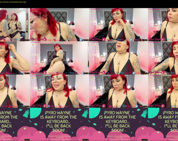 pyrowayne — 77 minute Chaturbate female cam show recording, 1080p, Aug 29, 2021