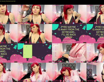 pyrowayne — 77 minute Chaturbate female cam show recording, 1080p, Aug 29, 2021