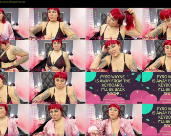 pyrowayne — 77 minute Chaturbate female cam show recording, 1080p, Aug 29, 2021