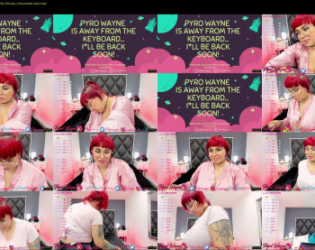 pyrowayne — 60 minute Chaturbate female cam show recording, 1080p, Aug 29, 2021