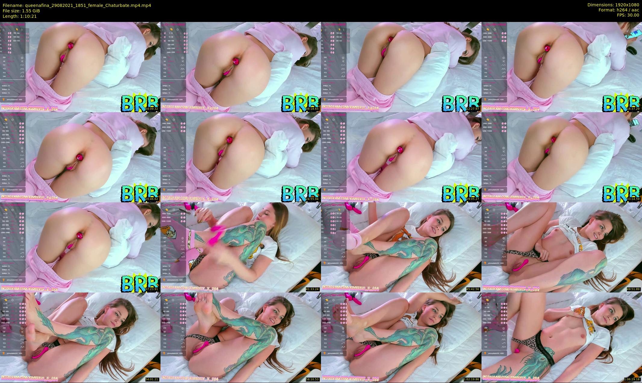 queenafina — 71 minute Chaturbate female cam show recording, 1080p, Aug 29, 2021