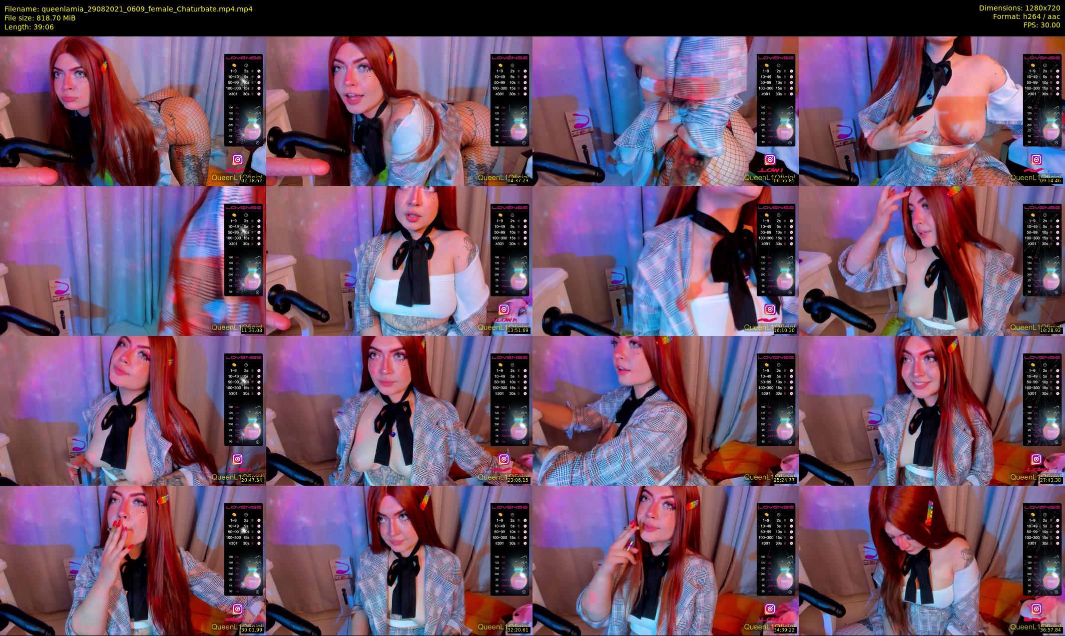 queenlamia — 40 minute Chaturbate female cam show recording, 720p, Aug 29, 2021