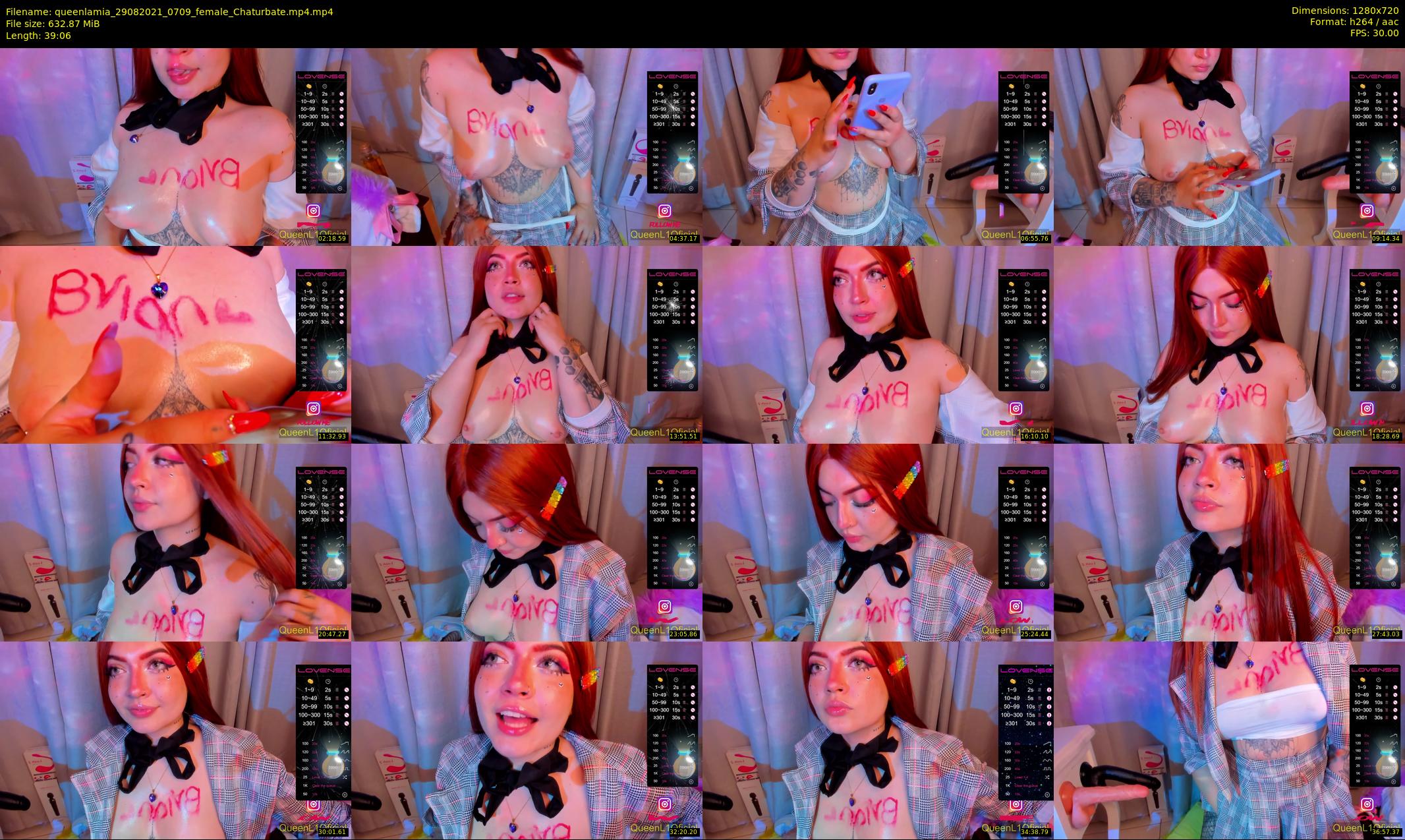 queenlamia — 40 minute Chaturbate female cam show recording, 720p, Aug 29, 2021