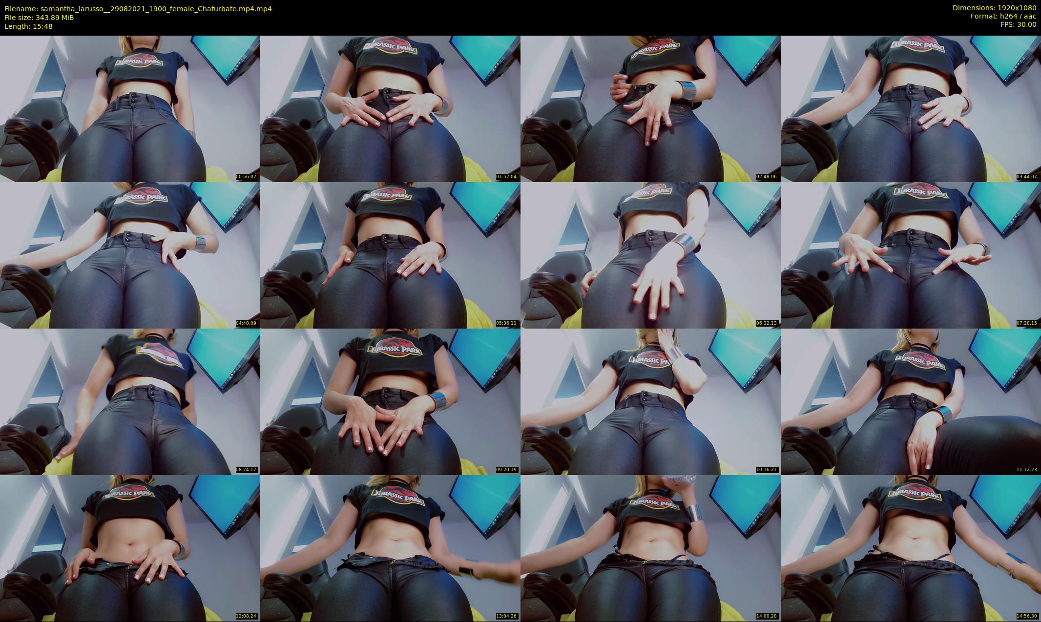 samantha_larusso_ — 16 minute Chaturbate couple cam show recording, 1080p, Aug 29, 2021