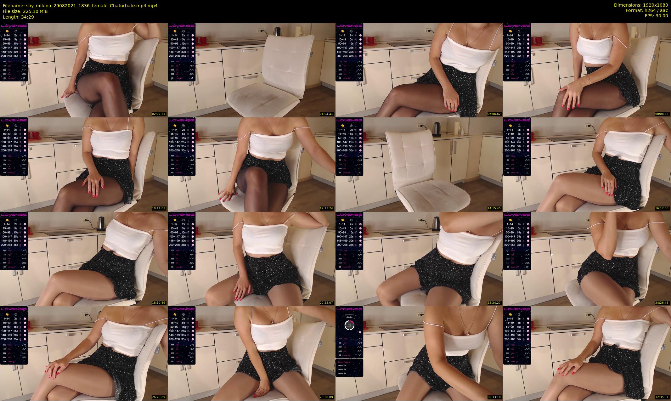 shy_milena — 35 minute Chaturbate female cam show recording, 1080p, Aug 29, 2021