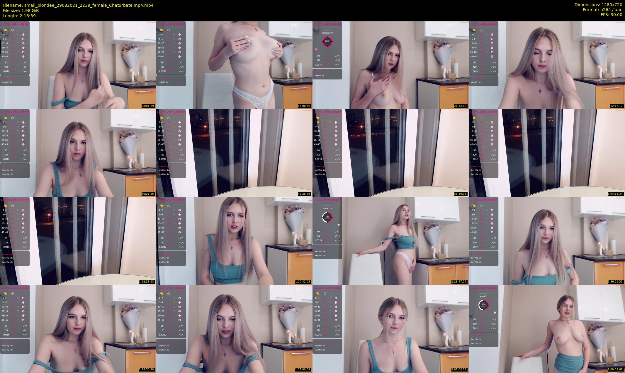 small_blondee — 137 minute Chaturbate female cam show recording, 720p, Aug 29, 2021