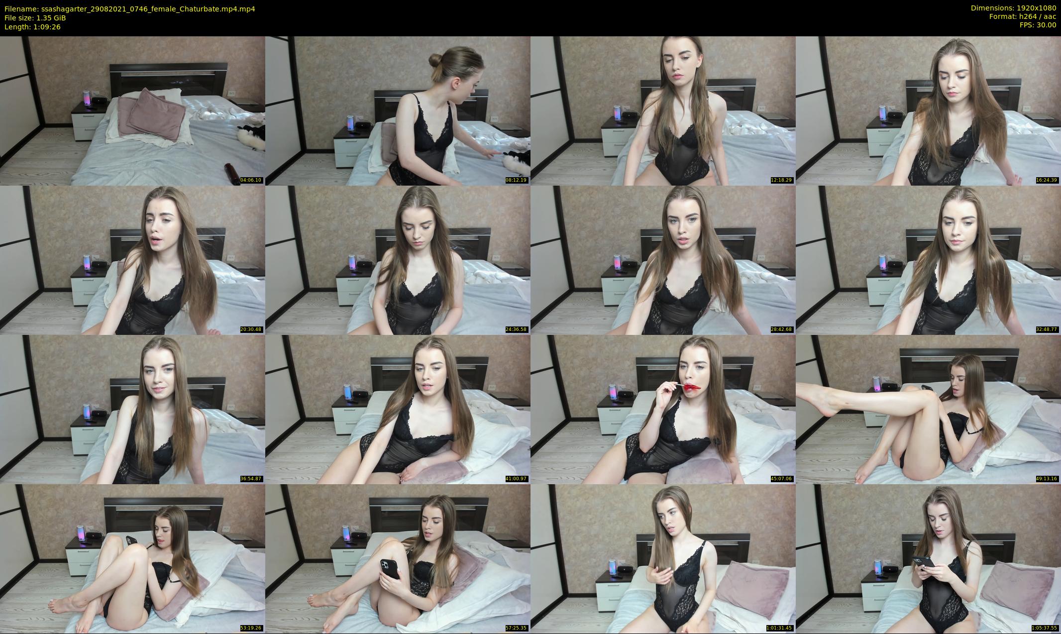 ssashagarter — 70 minute Chaturbate female cam show recording, 1080p, Aug 29, 2021