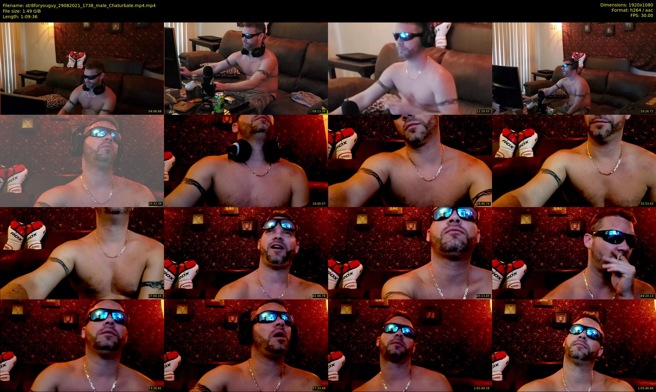 str8foryouguy — 70 minute Chaturbate male cam show recording, 1080p, Aug 29, 2021