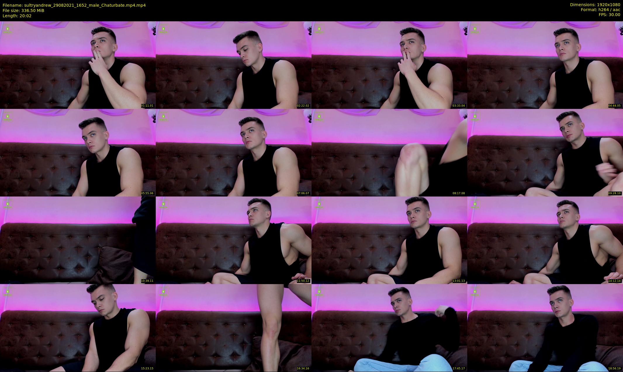 sultryandrew — 21 minute Chaturbate male cam show recording, 1080p, Aug 29, 2021