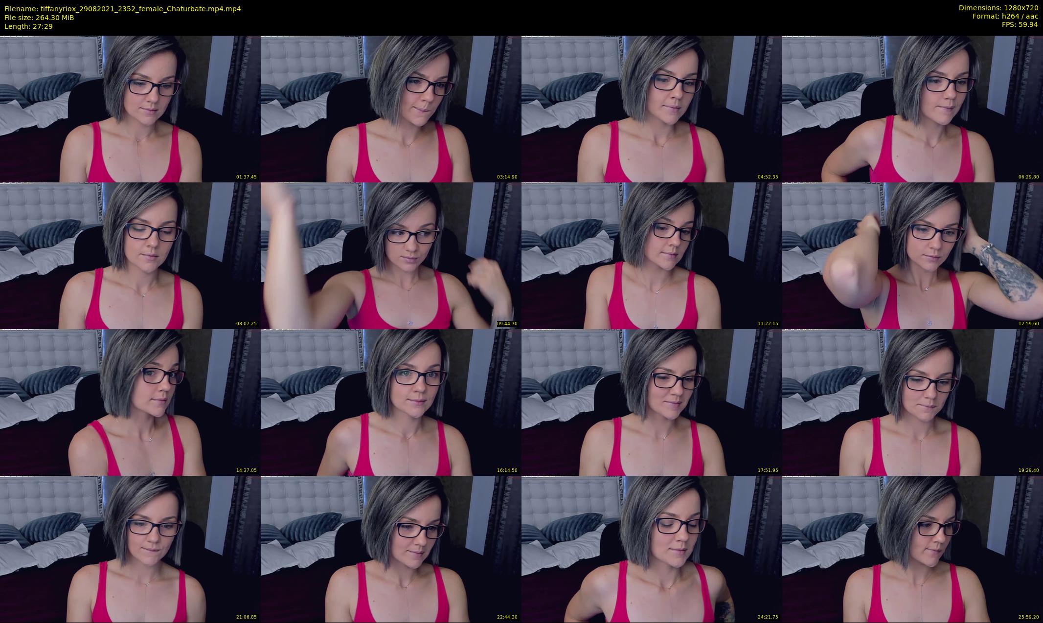 tiffanyriox — 28 minute Chaturbate female cam show recording, 720p, Aug 29, 2021