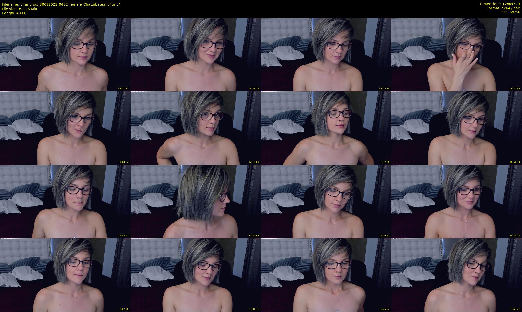tiffanyriox — 40 minute Chaturbate female cam show recording, 720p, Aug 30, 2021