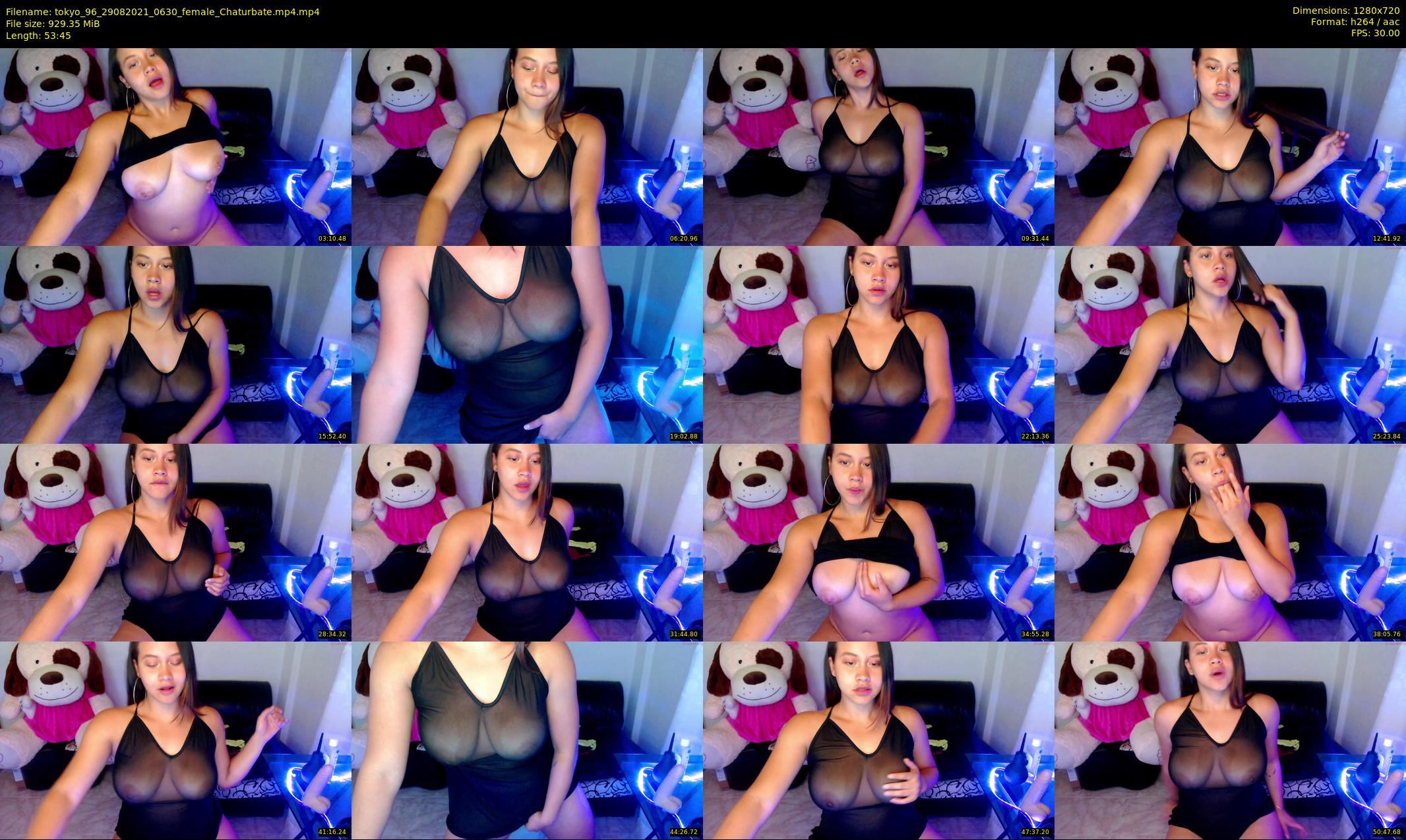 tokyo_96 — 54 minute Chaturbate female cam show recording, 720p, Aug 29, 2021