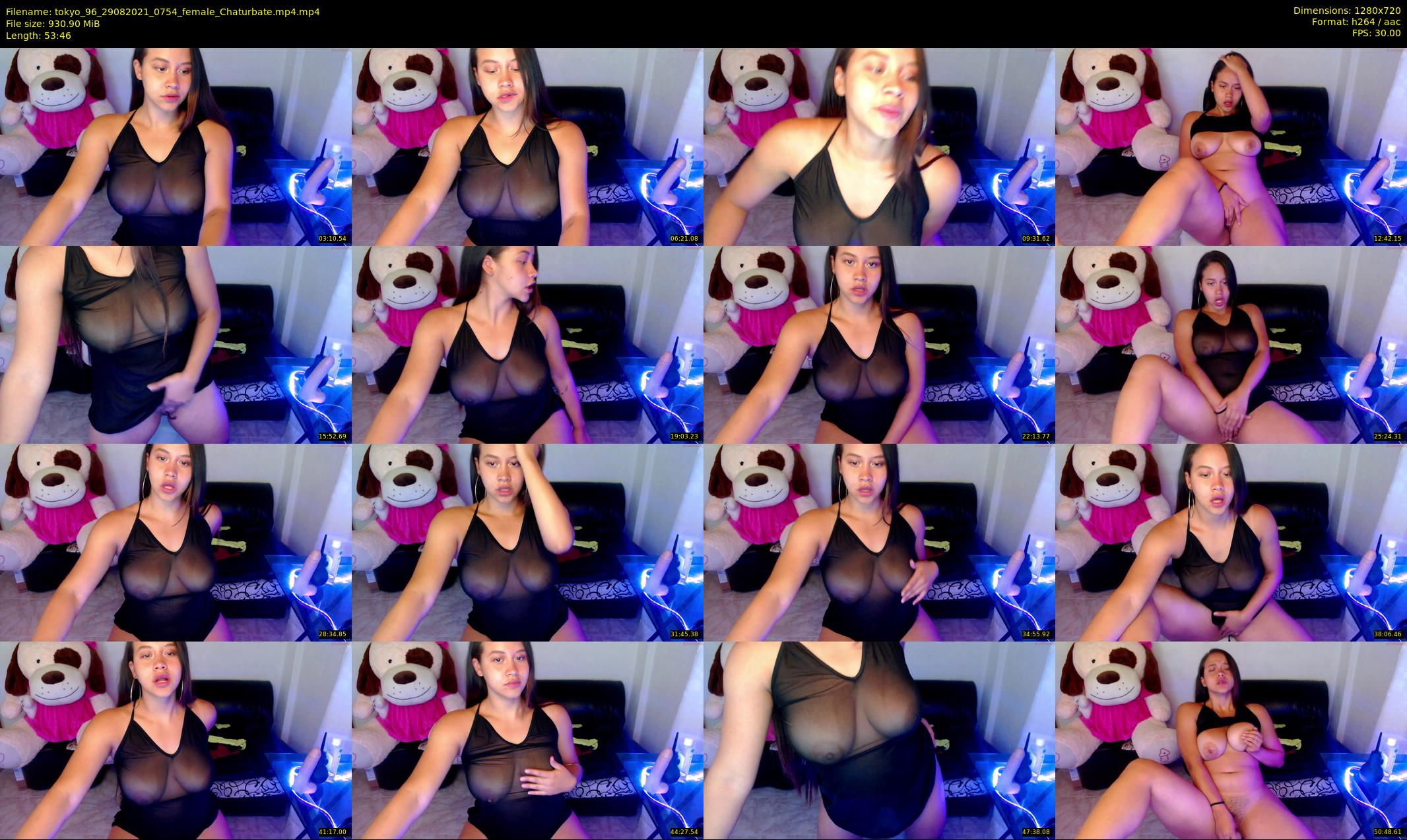 tokyo_96 — 54 minute Chaturbate female cam show recording, 720p, Aug 29, 2021