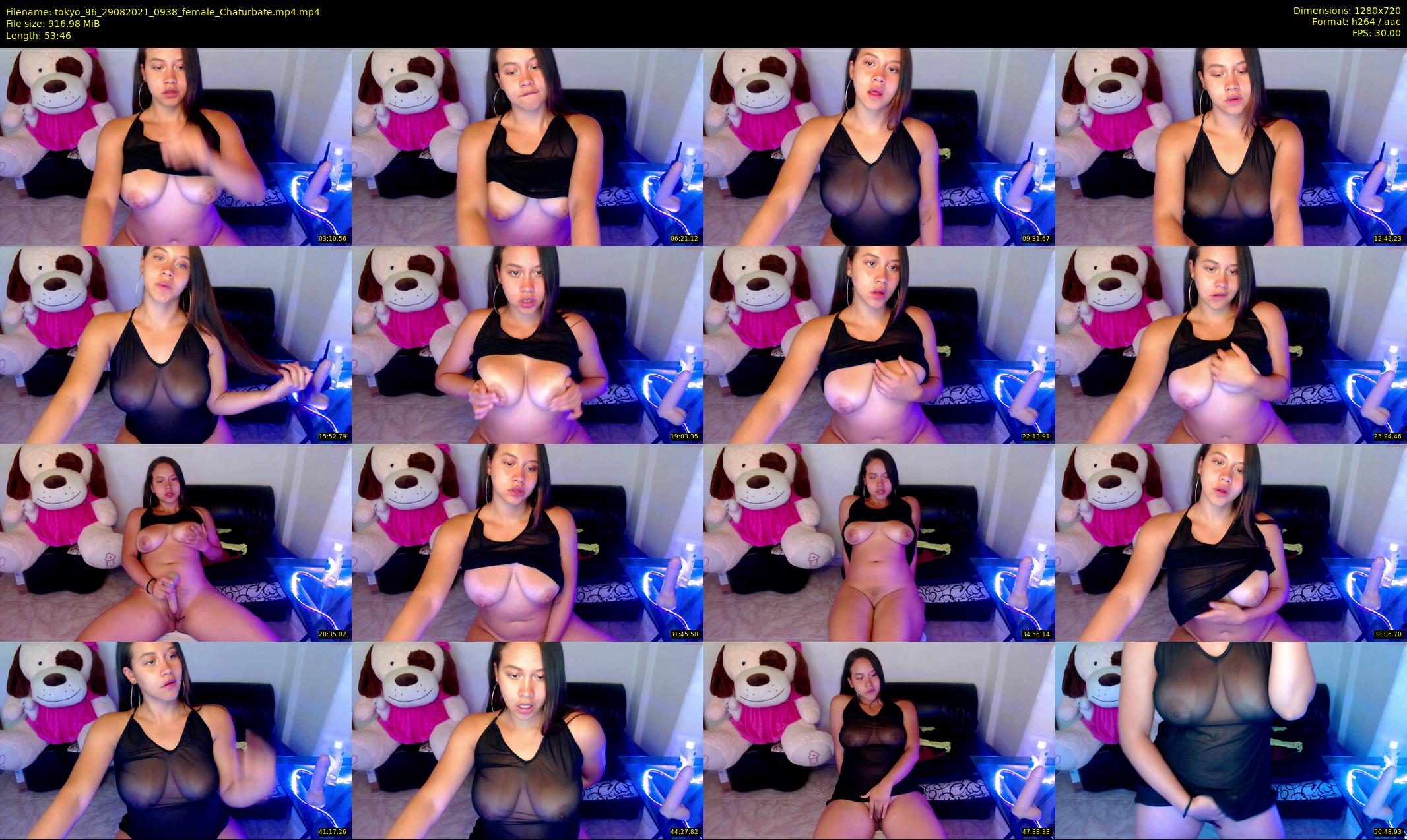 tokyo_96 — 54 minute Chaturbate female cam show recording, 720p, Aug 29, 2021