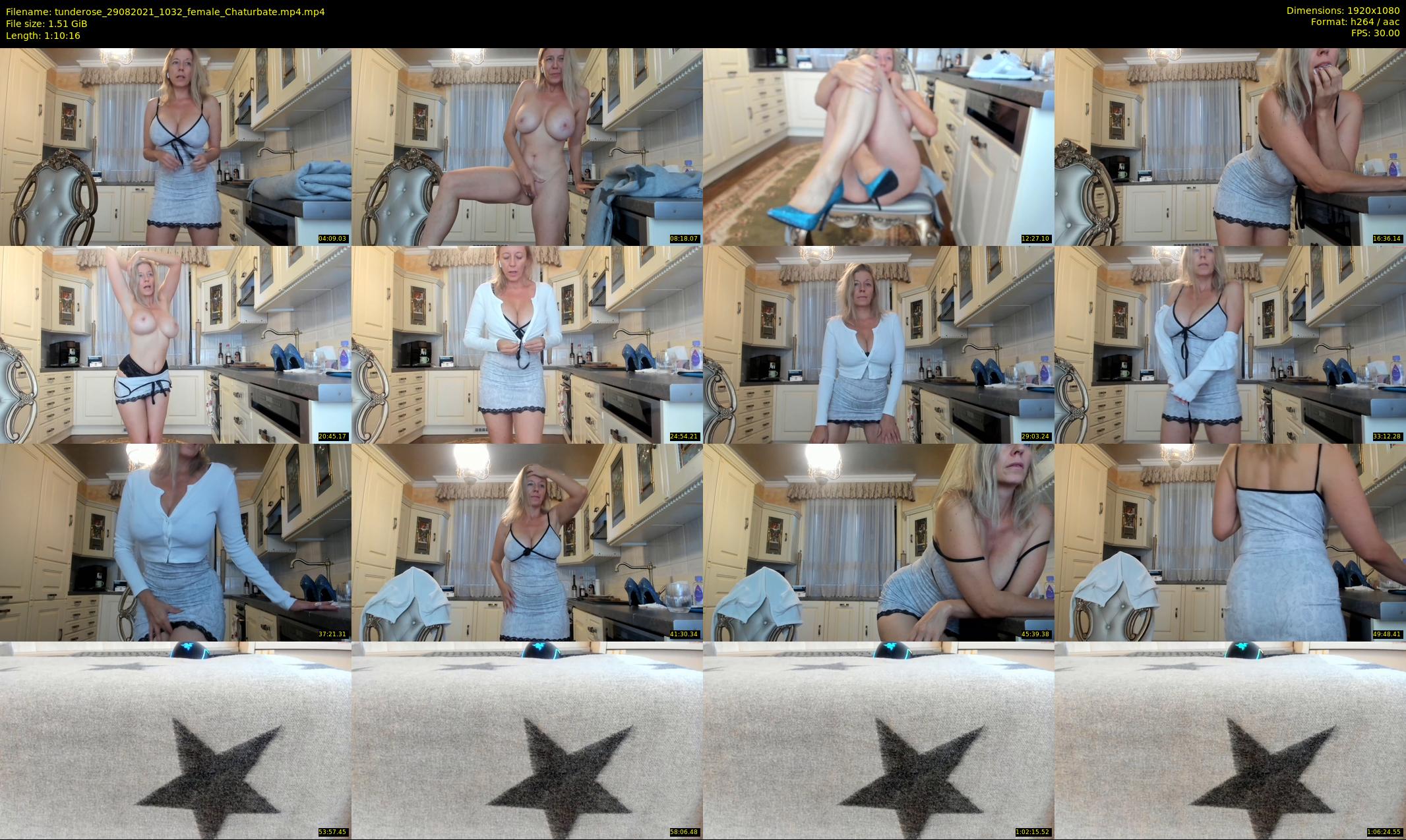 tunderose — 71 minute Chaturbate female cam show recording, 1080p, Aug 29, 2021
