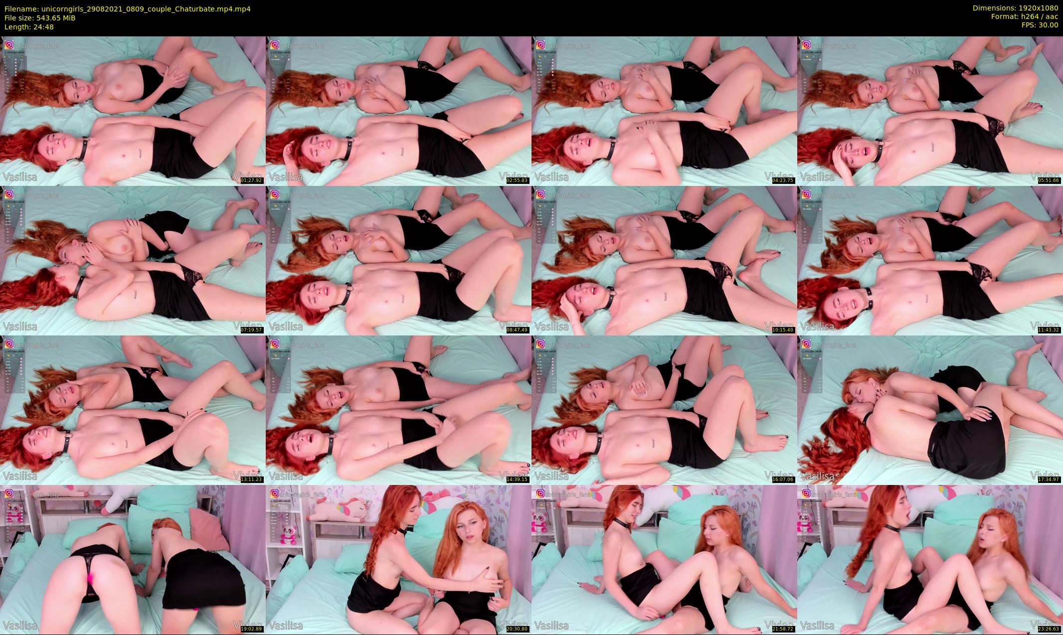 unicorngirls — 25 minute Chaturbate couple cam show recording, 1080p, Aug 29, 2021
