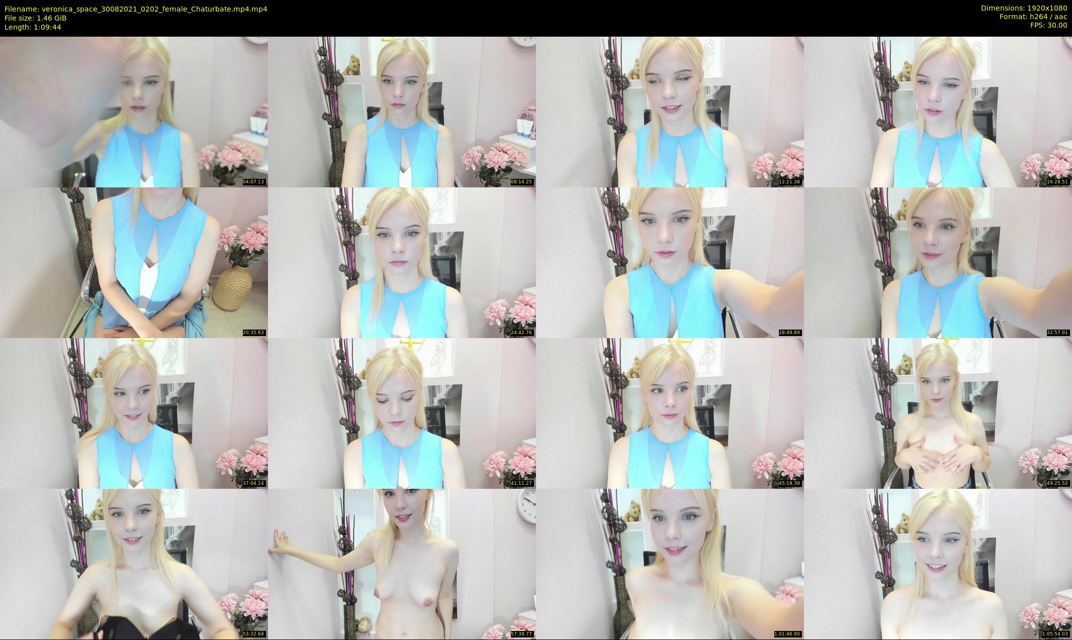 veronica_space — 70 minute Chaturbate female cam show recording, 1080p, Aug 30, 2021
