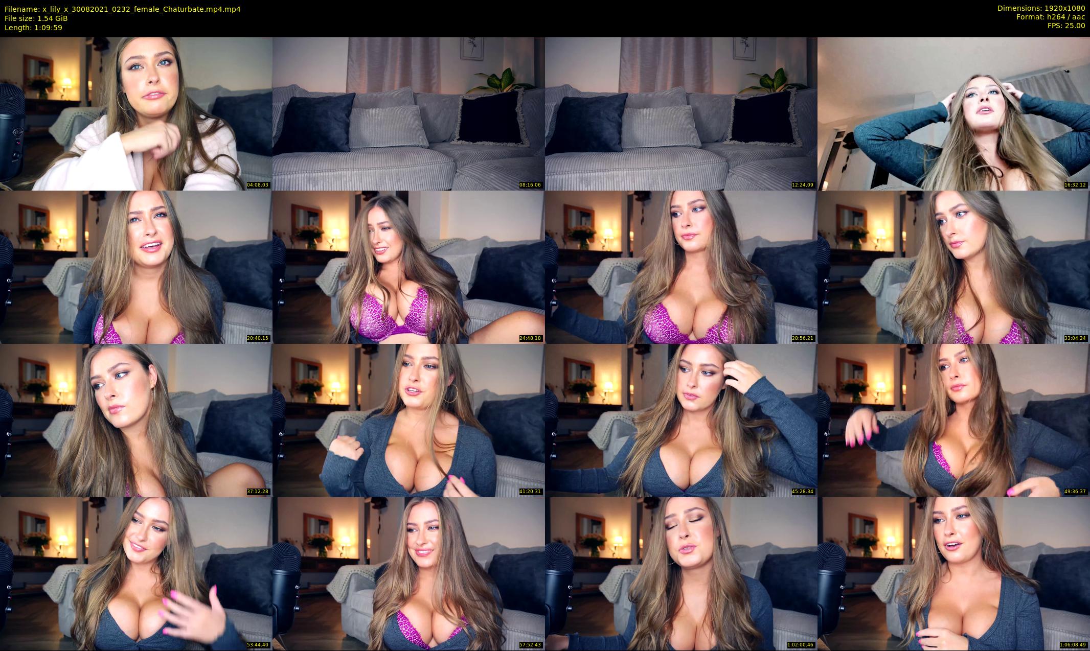 x_lily_x — 70 minute Chaturbate female cam show recording, 1080p, Aug 30, 2021