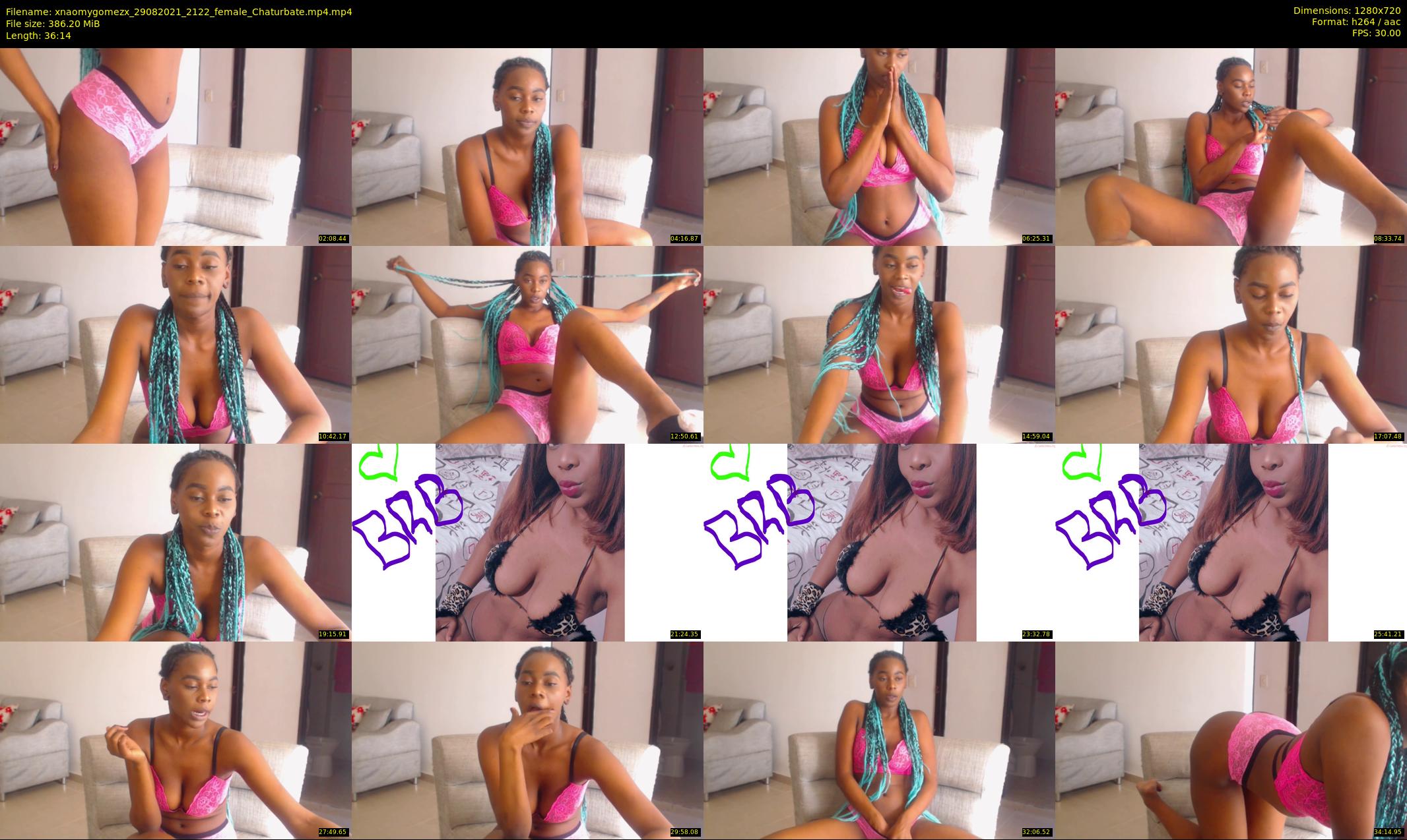 xnaomygomezx — 37 minute Chaturbate female cam show recording, 720p, Aug 29, 2021