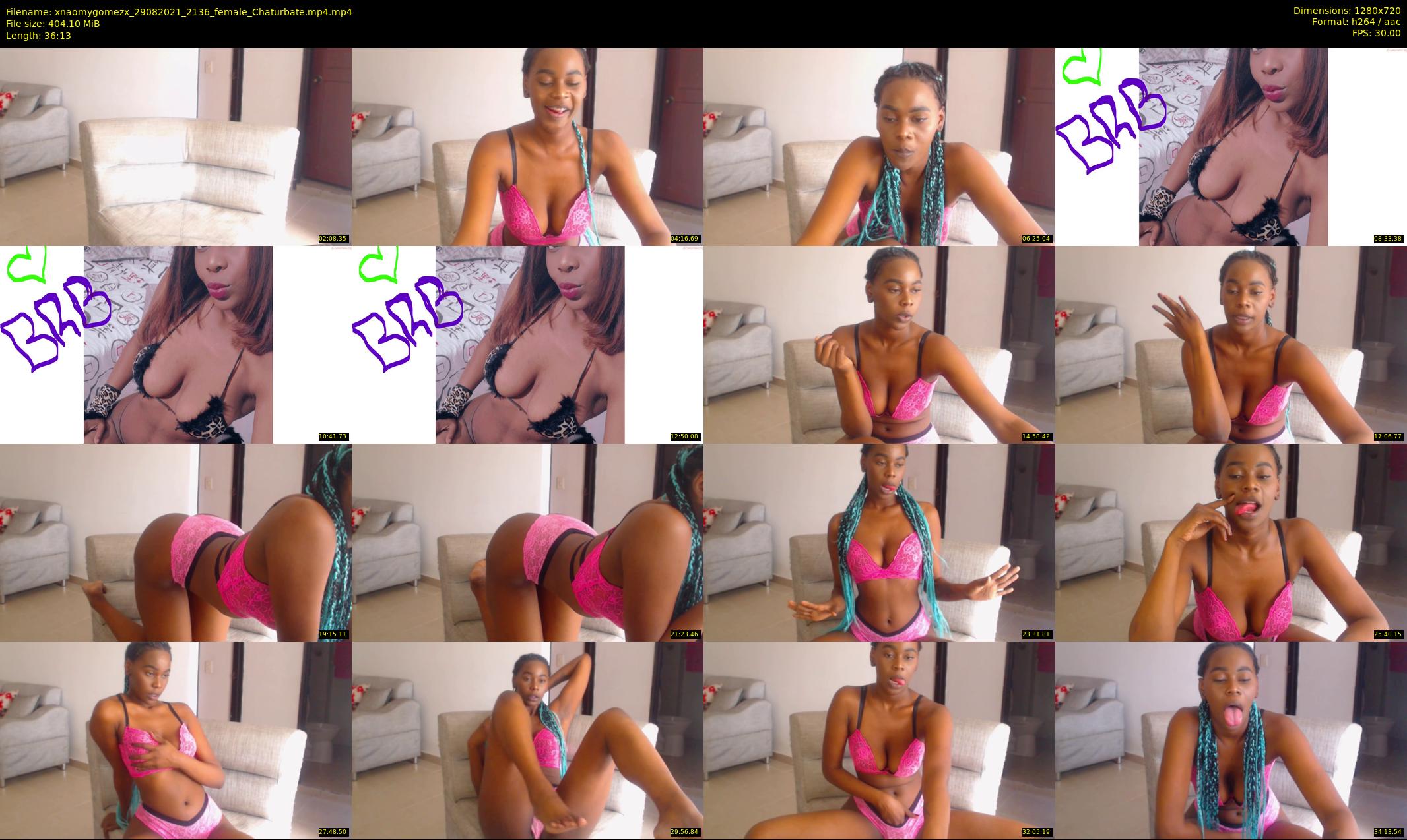 xnaomygomezx — 37 minute Chaturbate female cam show recording, 720p, Aug 29, 2021