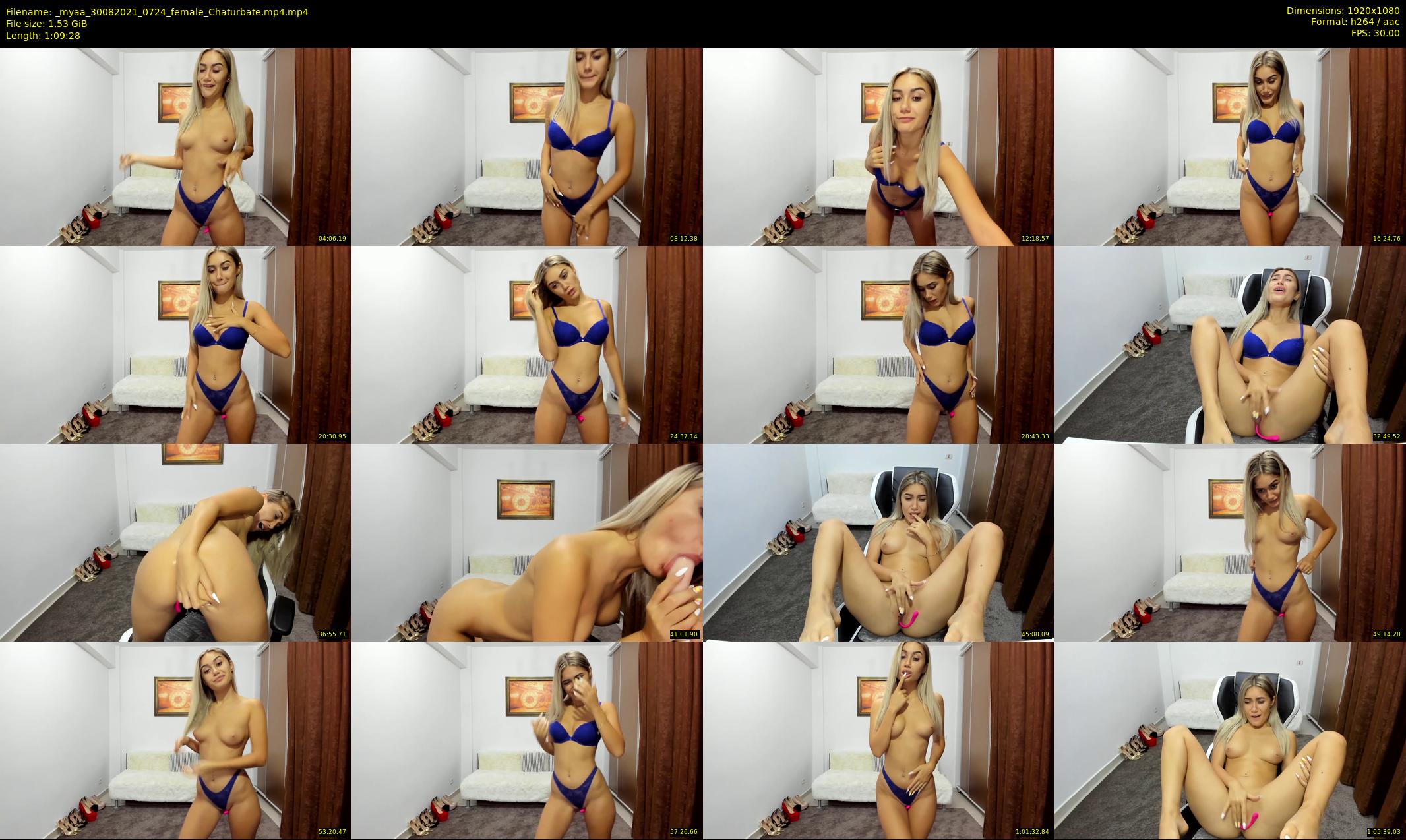 _myaa — 70 minute Chaturbate female cam show recording, 1080p, Aug 30, 2021