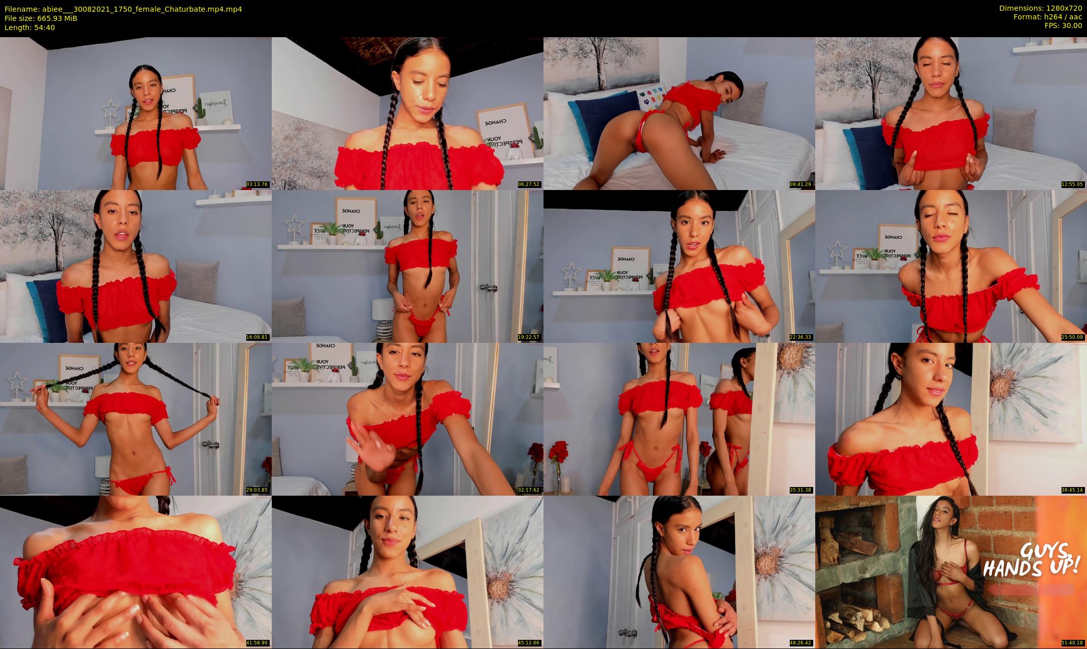 abiee__ — 55 minute Chaturbate female cam show recording, 720p, Aug 30, 2021