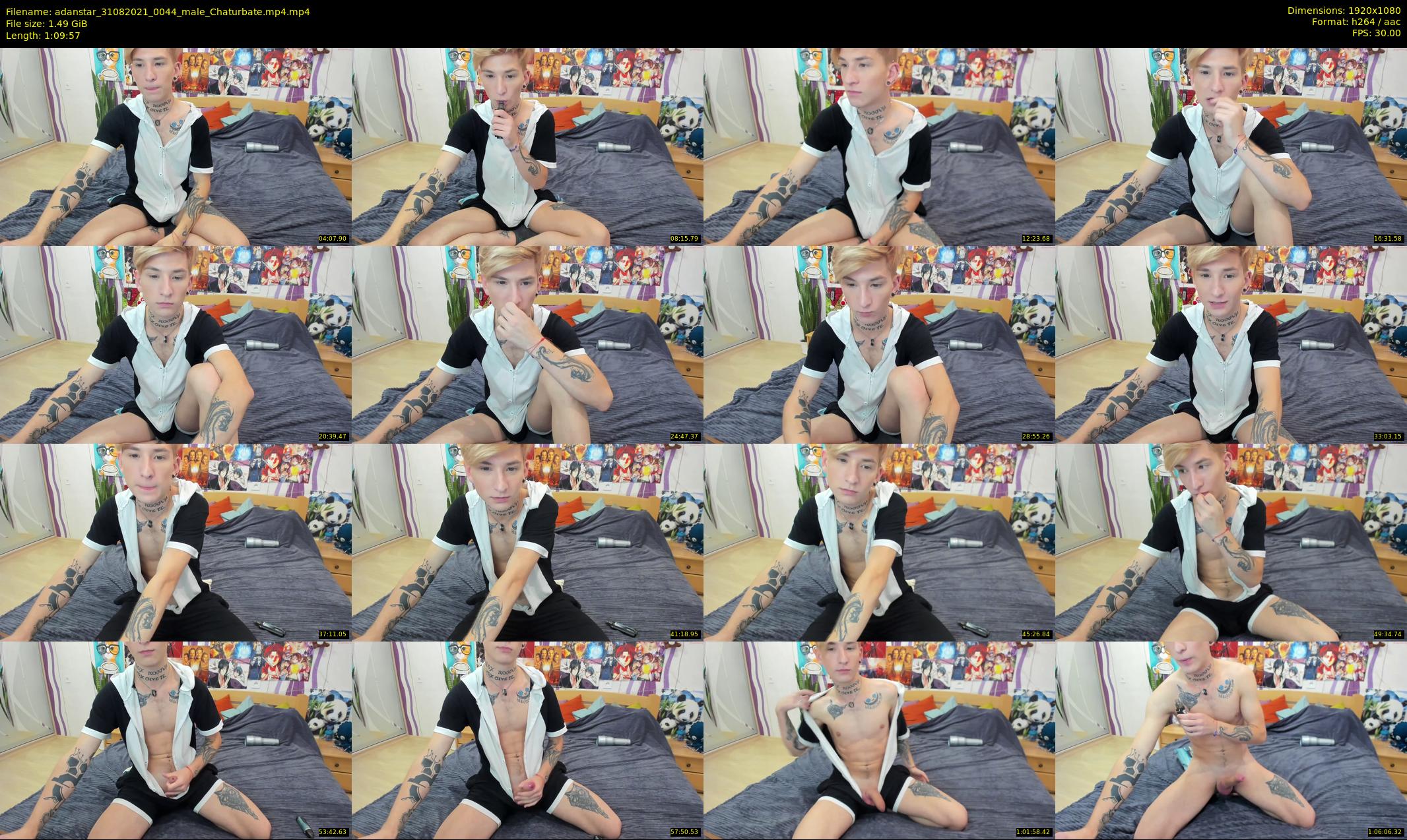 adanstar — 70 minute Chaturbate male cam show recording, 1080p, Aug 31, 2021