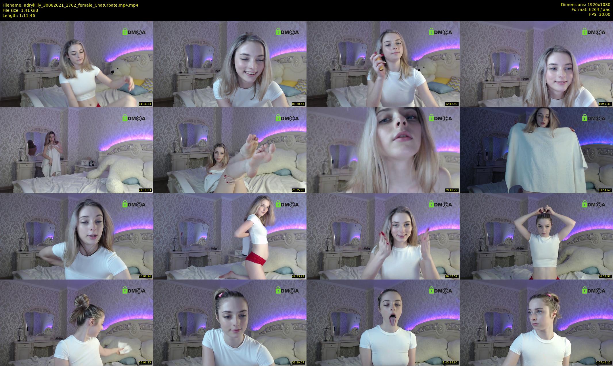 adrykilly — 72 minute Chaturbate female cam show recording, 1080p, Aug 30, 2021
