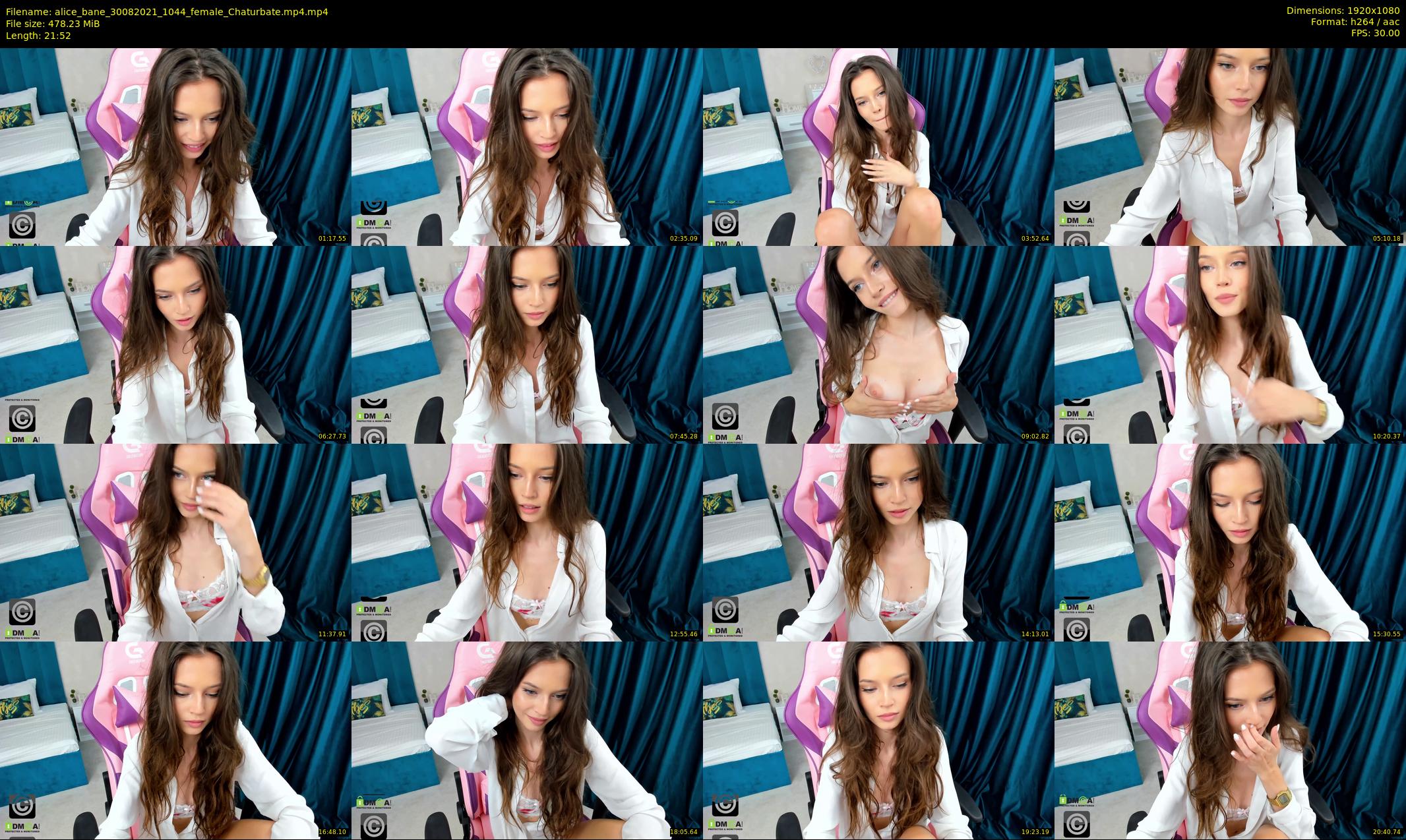 alice_bane — 22 minute Chaturbate female cam show recording, 1080p, Aug 30, 2021