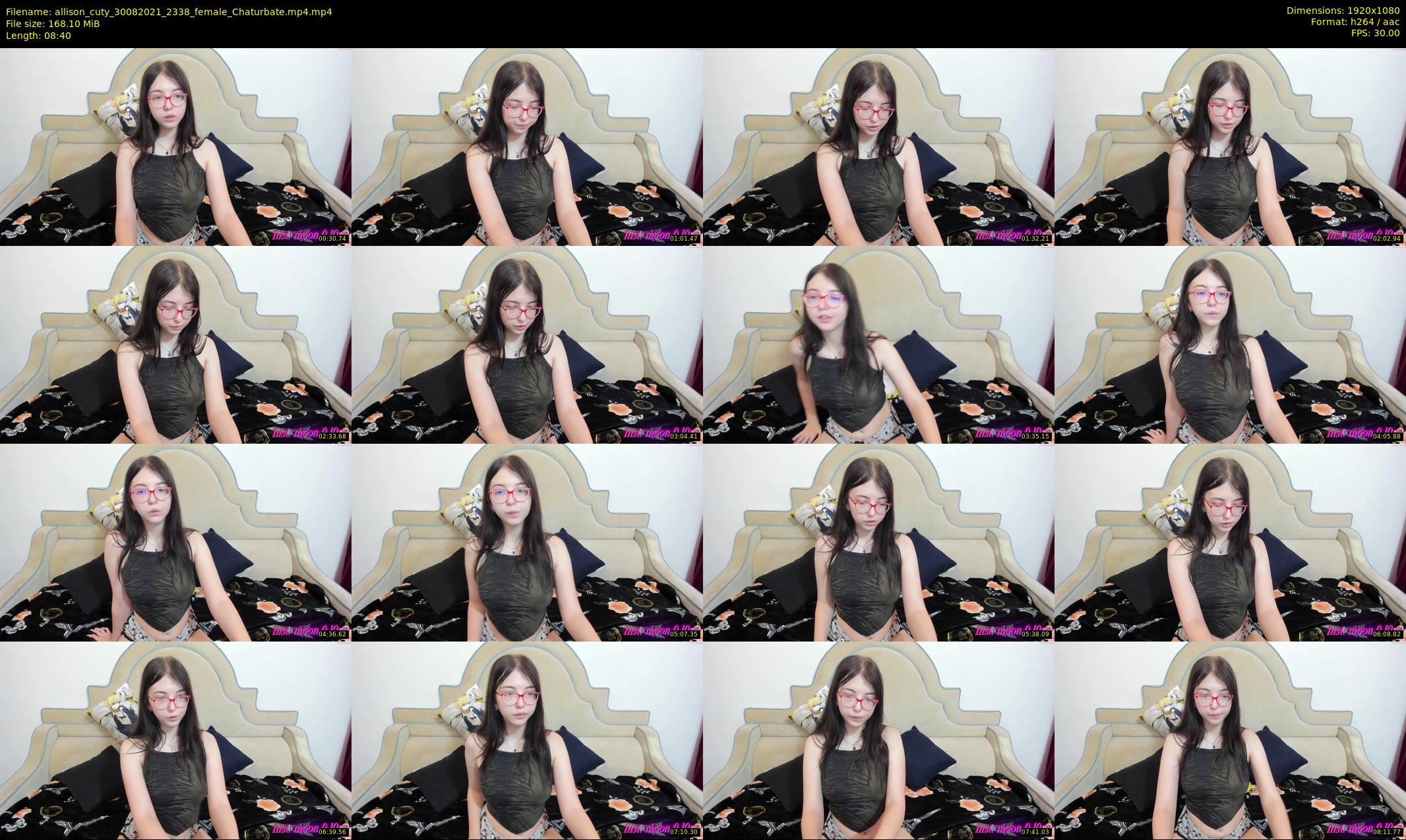 allison_cuty — 9 minute Chaturbate female cam show recording, 1080p, Aug 30, 2021